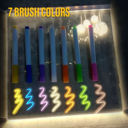 Pizarron led didactico para colorear