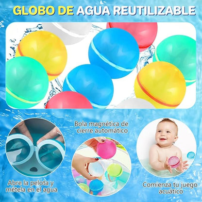 Globos de agua reutilizables