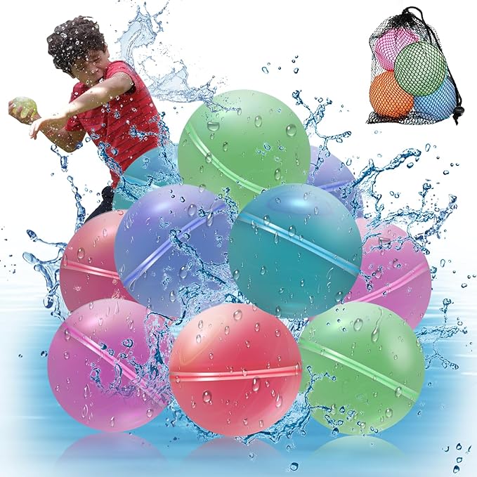 Globos de agua reutilizables