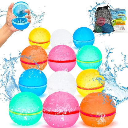 Globos de agua reutilizables