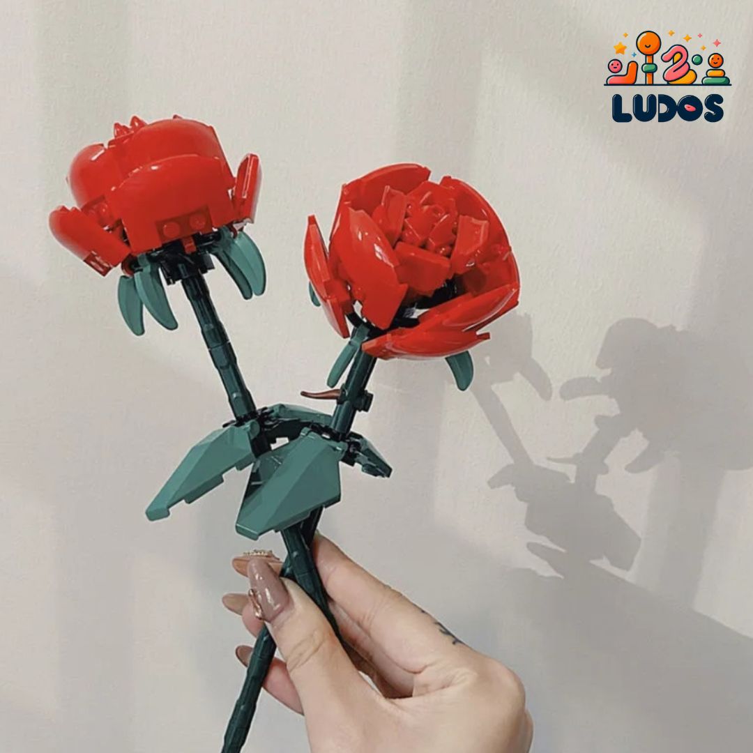 Rosas 3D de bloques