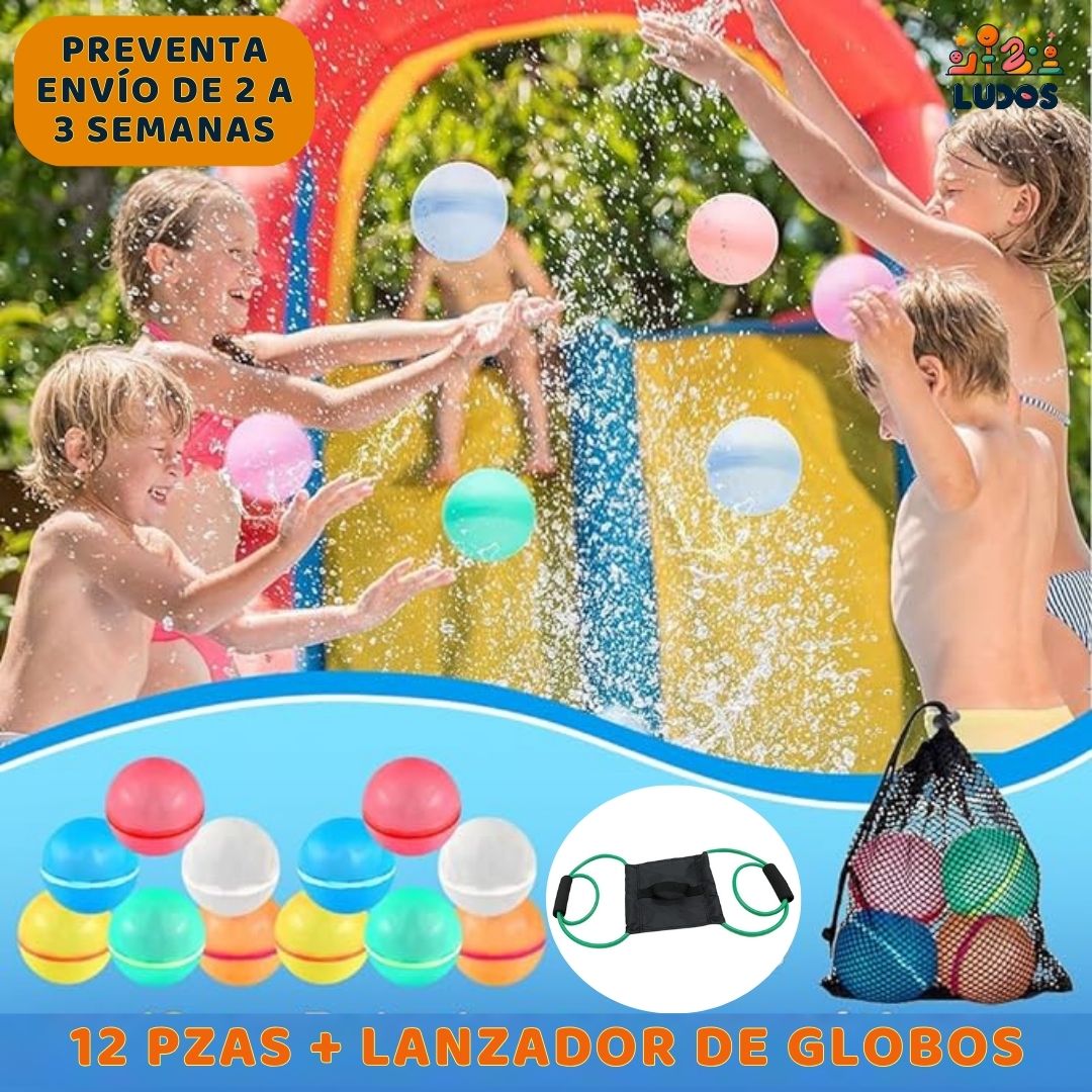 Globos de agua reutilizables