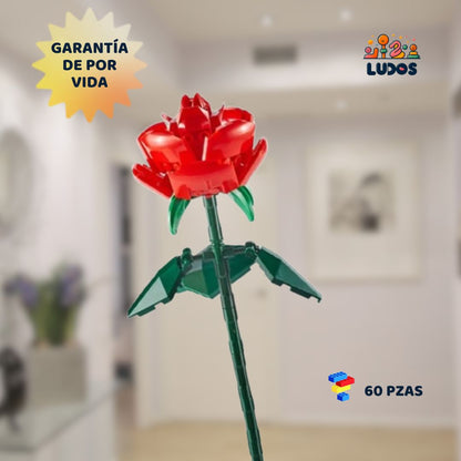 Rosas 3D de bloques